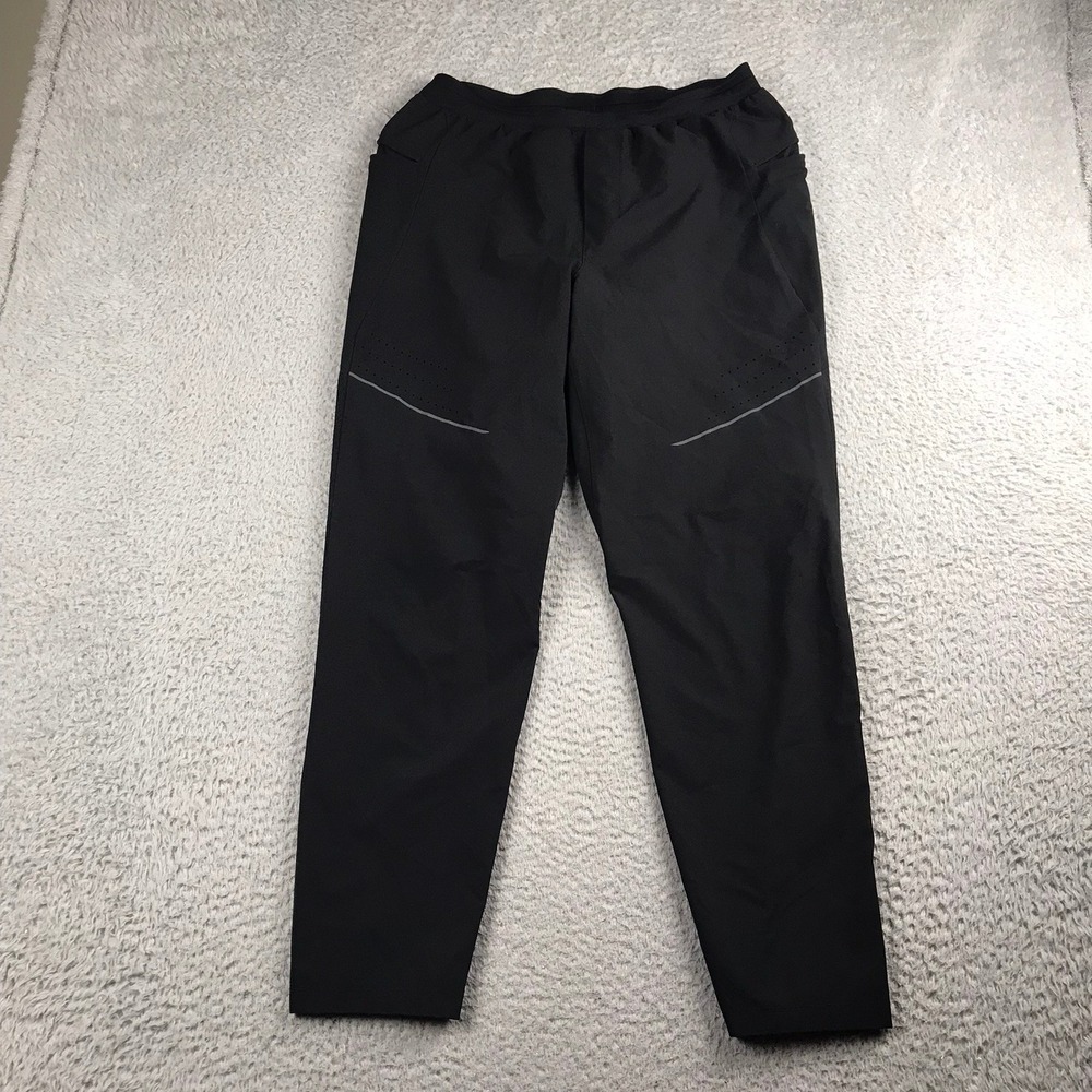 Lululemon Fast Free Running Pants Men M (30x28) Black Training Ankle Zip